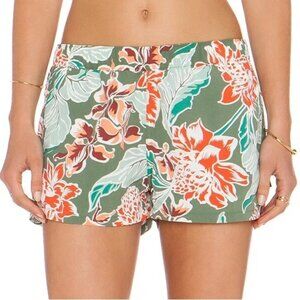 Patagonia Barely Baggies Shorts Womens Size Medium 2" Inseam Manoa Camp Green